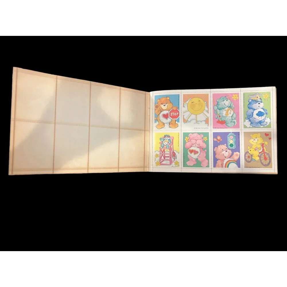 Care Bear Pizza Hut Exclusive Sticker Activity Book‎ Play It Safe 1984 NOS,
